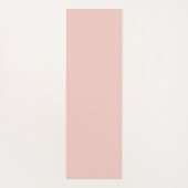 Romantischer Lotus in Rosa, Creme und Weich Grün Yogamatte (Rückseite)