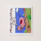 "Romantischer Macho Pig" Puzzle von Blue Beach Son (Vertikal)