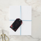 Romantischer Neon-Blumen-Hochzeitsbogen-Glanz Geschenkanhänger (Mit Garn)
