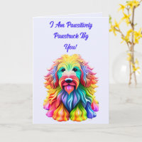 Romantischer Niedlicher Tag des Hundes Lover