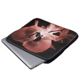 Romantischer Orchideeneleganter Chic-nobles Mod Laptopschutzhülle (Vorne Knopf)