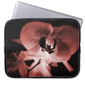 Romantischer Orchideeneleganter Chic-nobles Mod Laptopschutzhülle (Vorderseite)