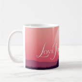 Romantischer Paarbecher | „Ich liebe dich für imme Kaffeetasse (Links)