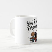 Romantischer Paartasse Kaffeetasse (Vorderseite Links)