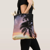 Romantischer Palm Tree Sunset Tasche (Von Nahem)