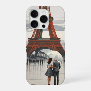 Romantischer Pariser Eiffelturm iPhone 16 Pro Hülle