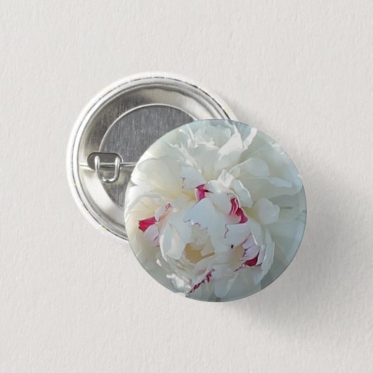 Romantischer Peony Button (Vorne & Hinten)