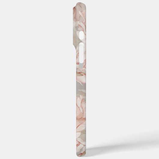 Romantischer Peony Phone Case (Rückseite / Links)