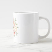 Romantischer Pfingstrosenstrauß mit Diamantring Jumbo-Tasse (Rechts)
