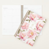 Romantischer Pink Peony Planner Planer (Anzeige)