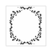 Romantischer Rahmen Gummistempel (Prägung)