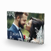 Romantischer Rahmen Personalisiert Fotoblock (Rechts)