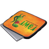 Romantischer RAWR T-rex Dinosaurier Laptopschutzhülle (Vorne Knopf)