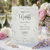 Romantischer Regency-Ära-Cupid-Violinist-Hochzeit Einladung