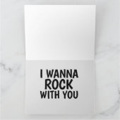 ROMANTISCHER ROCK MIT IHRER KARTE (Innenseite)