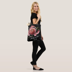 Romantischer rosa Blumenstrauß Mutter der Braut Tasche