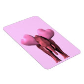 Romantischer rosa Elefant Magnet (Rechte Seite)