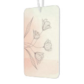 Romantischer Rosa Watercolor Autolufterfrischer (Links)