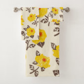 Romantischer Rose Garten Badhandtuch Set (Insitu)