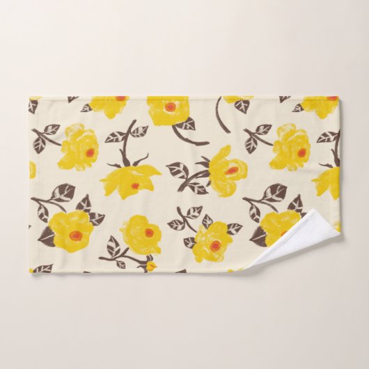 Romantischer Rose Garten Badhandtuch Set (Handtuch)