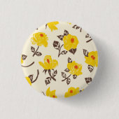 Romantischer Rose Garten Button (Vorderseite)