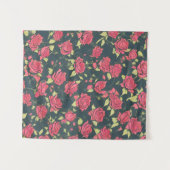 Romantischer Rose Garten Wandteppich (Vorderseite (Horizontal))