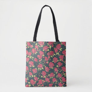 Romantischer Rosengarten Tasche