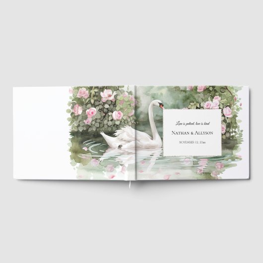 Romantischer Rosenstrahl Südamerika Gästebuch (Voll)