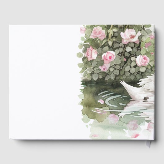 Romantischer Rosenstrahl Südamerika Gästebuch (Rückseite)