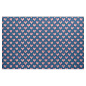 Romantischer roter Gingham-Herzen-Kontrollstoff Stoff (Fat Quarter (45,7 x 55,9 cm))