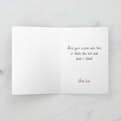 Romantischer Schachkönig Jubiläum Valentinstag Karte (Innenseite)