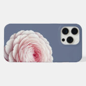 Romantischer Schieferblauer Röte Floral iPhone Hülle (Rückseite (Horizontal))
