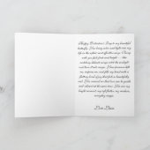 Romantischer Schmetterling Valentinstag Karte (Innenseite)
