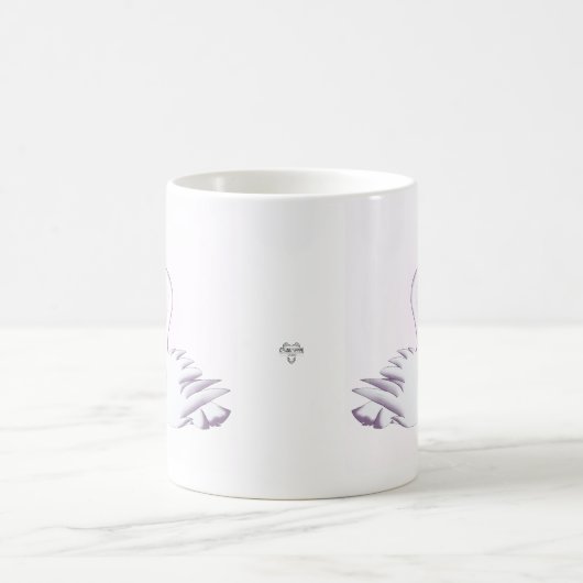 Romantischer Schwan-Liebe-Eleganter doppelseitiger Kaffeetasse (Mittel)
