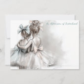 Romantischer Schwestertag Tee Nachmittag Einladung (Vorderseite)