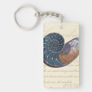 Romantischer Seashell Schlüsselanhänger