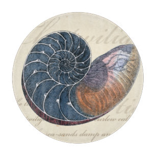 Romantischer Seashell Schneidebrett