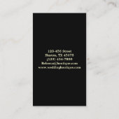 romantischer Seashellsschmetterling botanisch Visitenkarte (Rückseite)