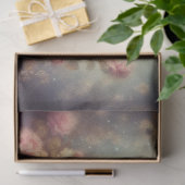 Romantischer Shabby-Chic-Blumen-Katzendekoupage  Seidenpapier (Geschenk)