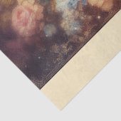 Romantischer Shabby-Chic-Blumen-Katzendekoupage  Seidenpapier (Ausschnitt)
