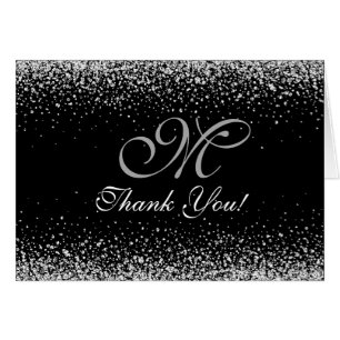 Romantischer Silberner Glitzer Night Sky