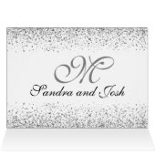 Romantischer Silberner Glitzer Night Sky (Innenansicht Horizontal (Oben))