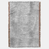 Romantischer Silbersparkle Decke (Vorderseite Vertikal)