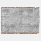 Romantischer Silbersparkle Decke (Vorderseite)
