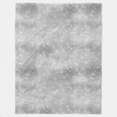 Romantischer Silbersparkle Fleecedecke (Vorderseite)