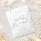 Romantischer Sketched Bow | Lilac Liebe ist süß Geschenktütchen (Ausgeschnitten)