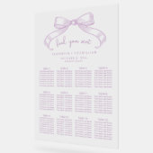 Romantischer Sketched Bow | Seekarte für Lilac Acrylschild (Winkel)