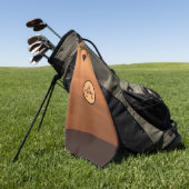 Romantischer Sonnenuntergang Heißluftballon Foto M Golfhandtuch (Gras)