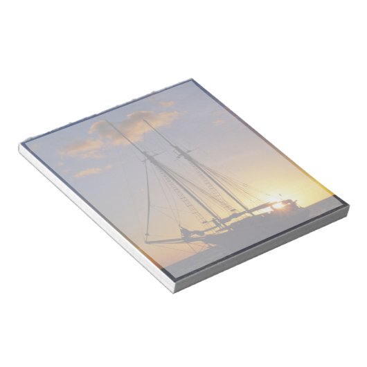 romantischer Sonnenuntergang Notizblock (angewinkelt)