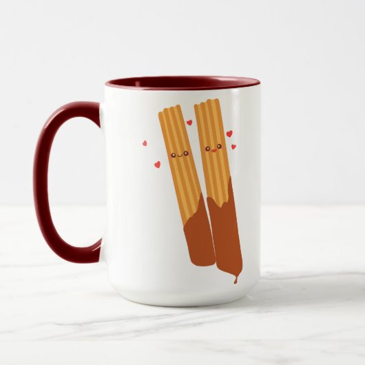 Romantischer Spanischer Churros Tasse (Links)